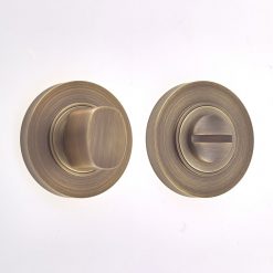 Frelan Hardware Burlington Antique Brass Modern W/C Turn and Release