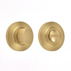 Frelan Hardware Burlington Satin Brass Modern W/C Turn and Release