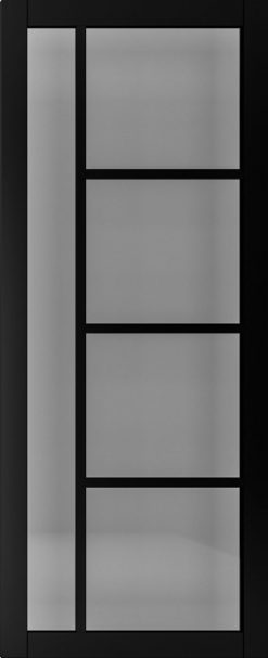 Deanta Urban Industrial Brixton Internal Door with Tinted Glass
