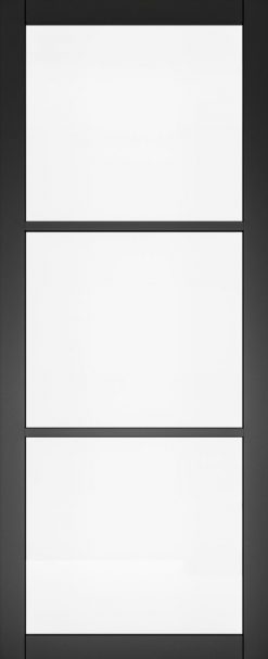 Deanta Internal Urban Industrial Camden Door with Clear Glass