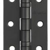 Deanta Matt Black Radius Hinges