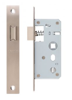 Deanta Slim Line Narrow Satin Steel Latch