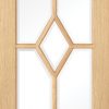 LPD Pre-Finished Oak Reims with Clear Glass Internal Door