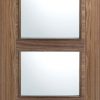 LPD Walnut Vancouver Clear Glazed 4L FSC Internal Door