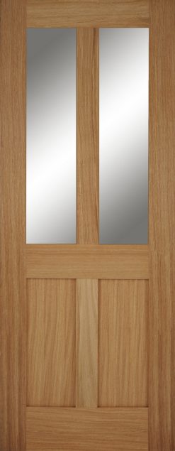 Mendes Internal Oak Bristol 2 Light Fire Door