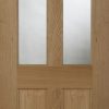 Mendes Internal Oak Oxford 2 Light Door