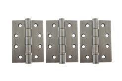 Atlantic Ball Bearing Hinges Grade 13 Fire Rated 4" x 3" x 3mm set of 3
