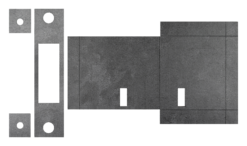 Atlantic Deadlock - 3LK Intumescent Lock Kit FD60 1mm