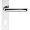 CleanTouch Anti-Bac RTD Safety Lever on Round Euro Backplate - Polished Chrome