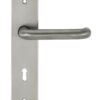 CleanTouch Anti-Bac RTD Safety Lever on Square Euro Backplate - Satin Chrome