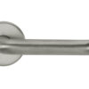 CleanTouch Anti-Bac RTD Safety Lever on Round Rose - Satin Chrome