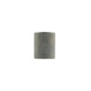 Millhouse Brass Watson Cylinder Knurled Cabinet Knob on Concealed Fix - Polished Chrome