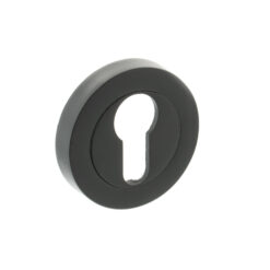 Millhouse Brass Euro Escutcheons on Round Rose