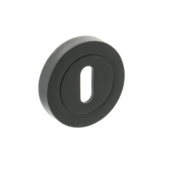 Millhouse Brass Key Escutcheons on Round Rose