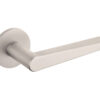 Tupai Rapido 5S Line Torrao Lever Door Handle on 5mm Slimline Round Rose - Pearl Nickel