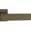 Tupai Rapido RetaLine Rillo Lever Door Handle on Long Rose - Titanium