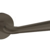Tupai Rapido CurvaLine Adra Lever Door Handle on Round Rose - Titanium