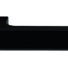 Tupai Rapido VersaLine Tobar Lever Door Handle on Long Rose - Matt Black Decorative Plate - Matt Black