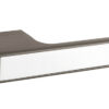 Tupai Rapido VersaLine Tobar Lever Door Handle on Long Rose - (Without Decorative Plate) - Titanium