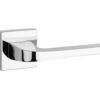 Tupai Rapido CurvaLine Valbona Lever Door Handle on Square Rose - Bright Polished Chrome