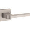 Tupai Rapido CurvaLine Valbona Lever Door Handle on Square Rose - Pearl Nickel