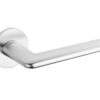 Tupai Rapido 5S Line Tavira Lever Door Handle on 5mm Slimline Round Rose - Satin Chrome