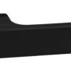 Tupai Rapido RetaLine Panela Lever Door Handle on Long Rose - Pearl Black
