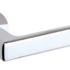 Tupai Exclusivo 5S Line Portel Lever Door Handle on 5mm Slimline Round Rose - Bright Polished Chrome