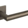Tupai Exclusivo 5S Line Covela Lever Door Handle on 5mm Slimline Square Rose - Titanium