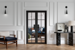 LPD Internal Pre-finished Black Malvern W4 Room Divider - Image 3