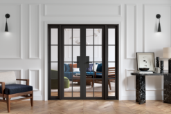 LPD Internal Pre-finished Black Malvern W4 Room Divider - Image 2