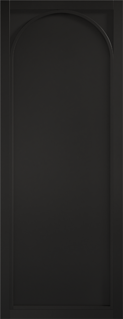 LPD Internal Pre-finished Black Melrose Door