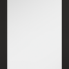 LPD Internal Pre-finished Black Melrose Clear Glazed Door