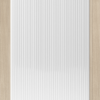 LPD Internal Pre-finished Blonde Oak Melrose Reeded Glazed Door
