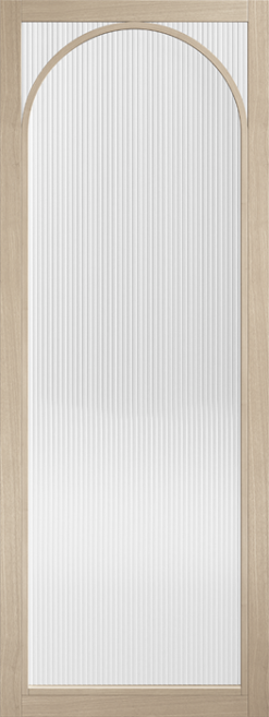 LPD Internal Pre-finished Blonde Oak Melrose Reeded Glazed Door
