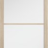 LPD Internal Pre-finished Blonde Oak Clear Glazed Soho Door