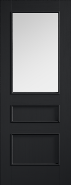 LPD Internal Pre-finished Charcoal Black Toledo Glazed Door