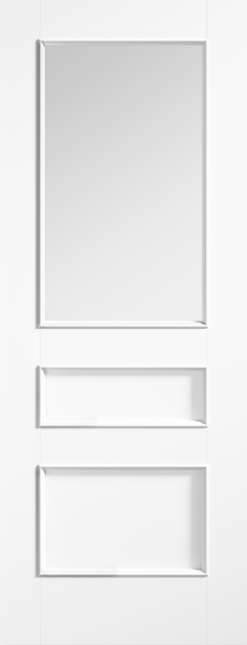 LPD Internal Primed White Toledo Glazed Door