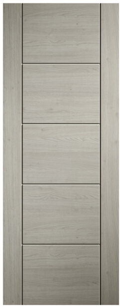 LPD Light Grey Laminate Ladder Panel Fire Door