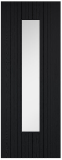 LPD Black Laminate Sydney Glazed Door