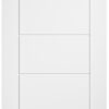 LPD White Laminate Linear 7 Panel Internal Fire Door