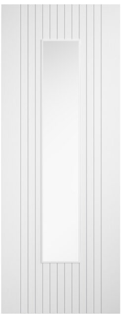 LPD Laminate White Sydney Glazed Door