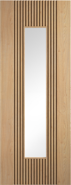 LPD Pre-Finished Oak Sydney Clear Glazed Door