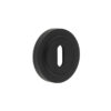 Burlington Standard Keyway Escutcheons Plain Rose Black