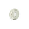 Burlington Standard Keyway Escutcheons Chamfered Rose Polished Nickel