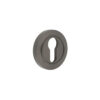 Burlington Euro Profile Escutcheons Chamfered Rose Dark Bronze
