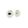 Burlington Turns & Releases Inner 3 Chamfered Rose Polished Nickel
