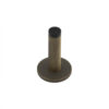 Burlington Knurled Wall Mounted Doorstops Knurled Rose Antique Brass