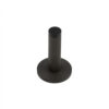Burlington Knurled Wall Mounted Doorstops Reeded Rose Dark Bronze