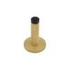Burlington Knurled Wall Mounted Doorstops Knurled Rose Satin Brass
